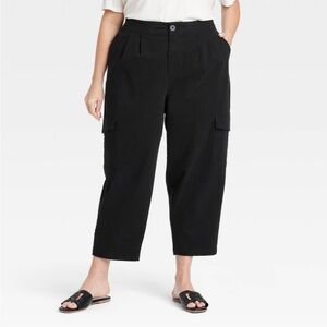 Women's Black Cargo Pants